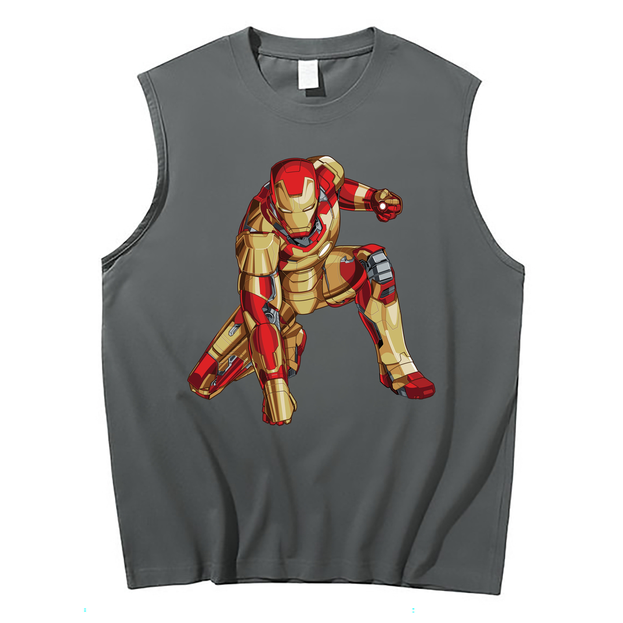 （画像用） アベンジャーズ The Avengers コットン100％タンクトップ（フロントプリント）